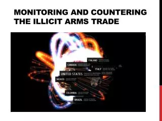 Monitoring and countering the illicit arms trade