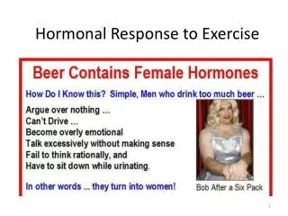Hormonal Response to Exercise