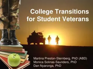 College Transitions for Student Veterans