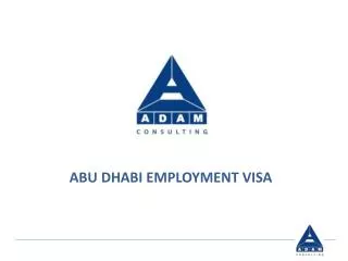 ABU DHABI EMPLOYMENT VISA