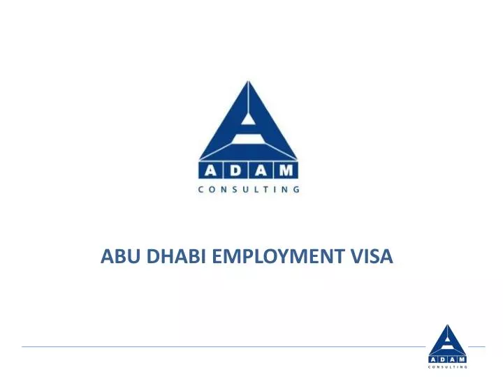 abu dhabi employment visa