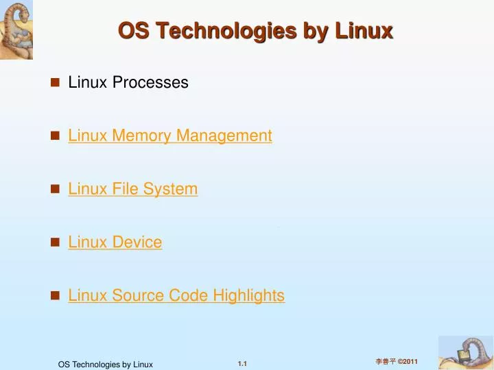 os technologies by linux