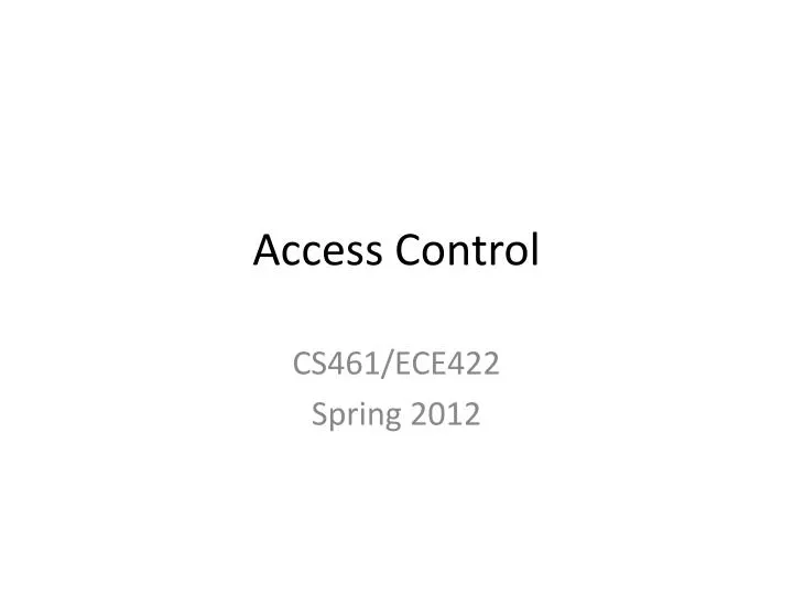 access control