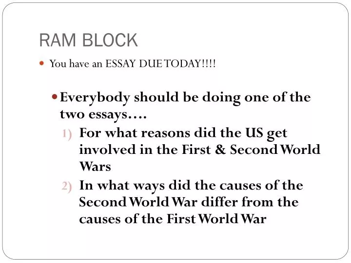 ram block