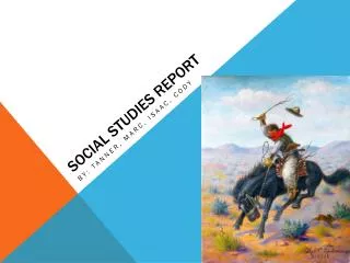 Social Studies Report