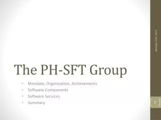 The PH-SFT Group