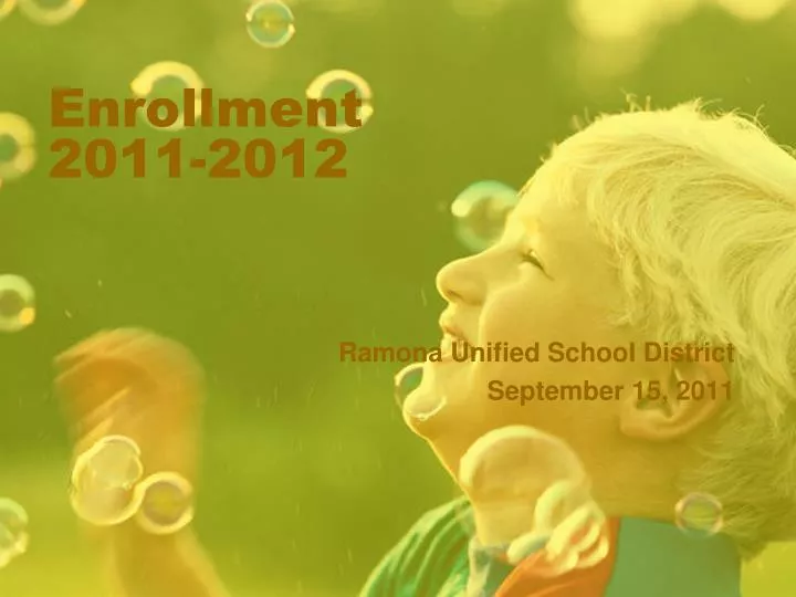 enrollment 2011 2012