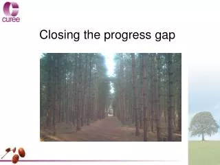 Closing the progress gap