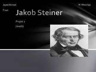 jakob steiner