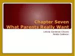 Understanding What Parents Want: Insights for Schools and Students - slide 1