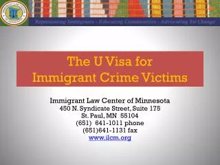 The U Visa for Immigrant Crime Victims