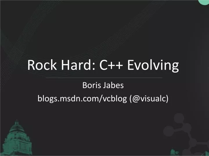 rock hard c evolving