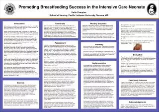 Promoting Breastfeeding Success in the Intensive Care Neonate