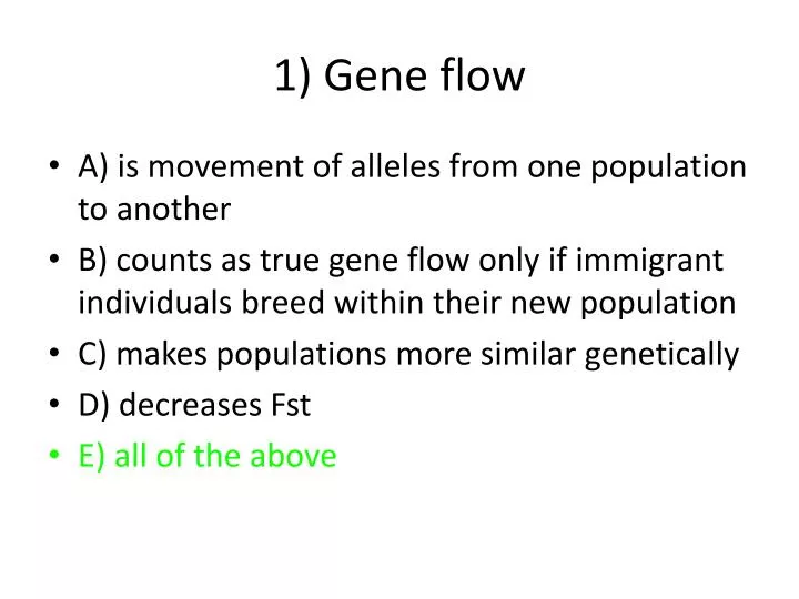 gene flow definition
