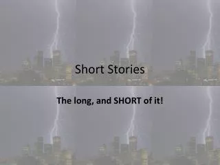 Short Stories