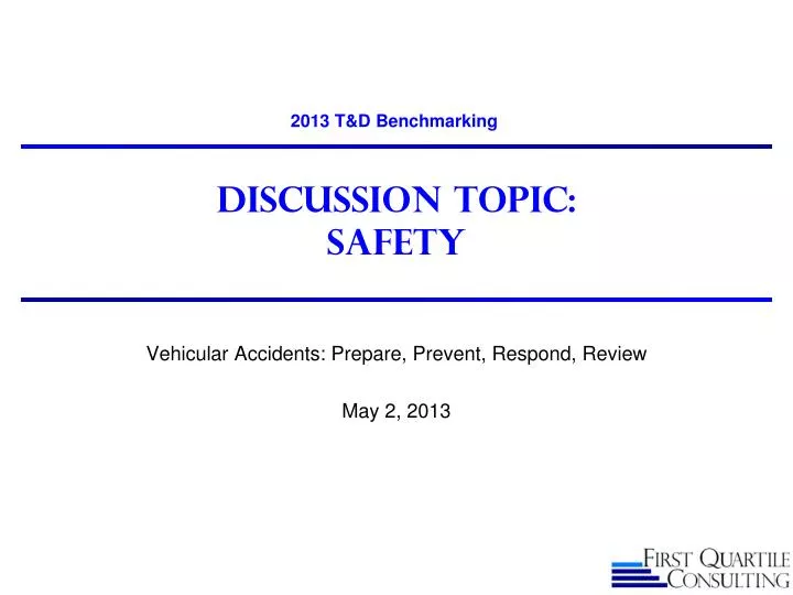 discussion topic safety
