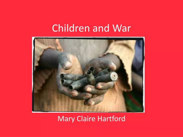 children and war