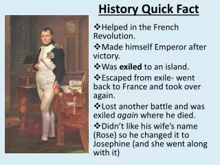 History Quick Fact