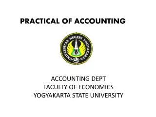 ACCOUNTING DEPT FACULTY OF ECONOMICS YOGYAKARTA STATE UNIVERSITY