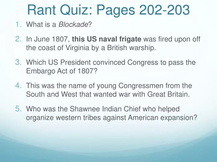 rant quiz pages 202 203