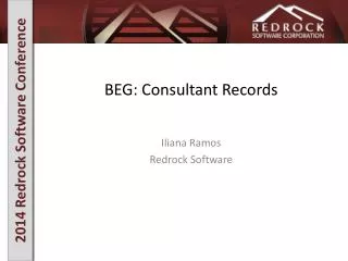 BEG: Consultant Records