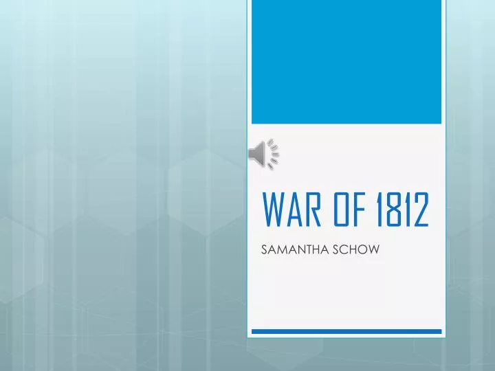 war of 1812