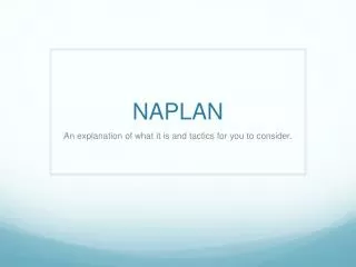 NAPLAN