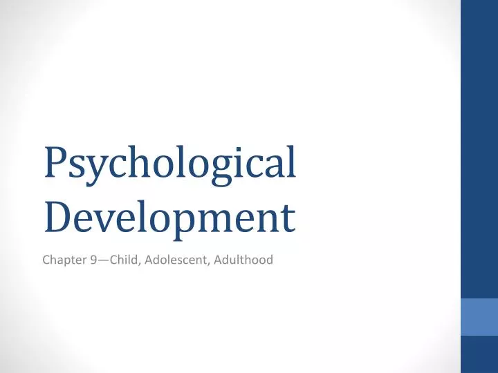 psychological development