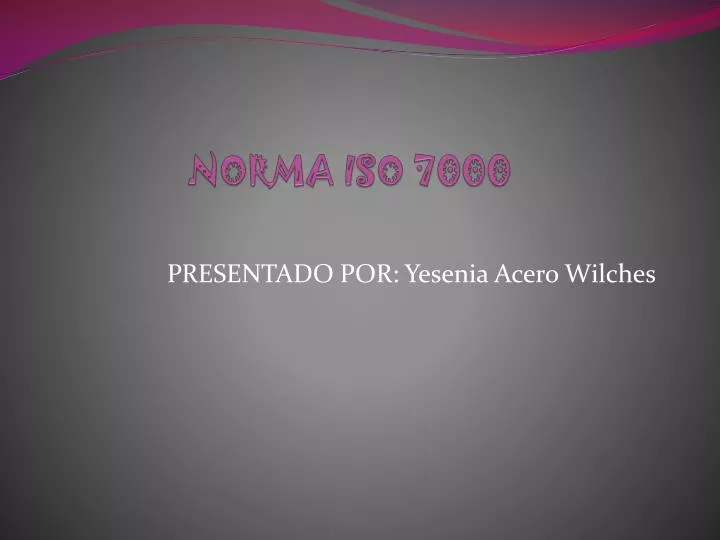 norma iso 7000