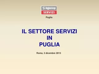 il settore servizi in puglia