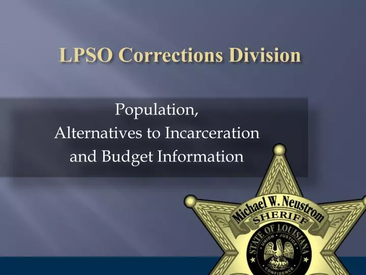 lpso corrections division