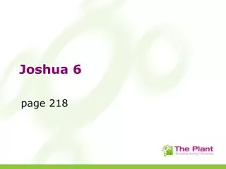 joshua 6