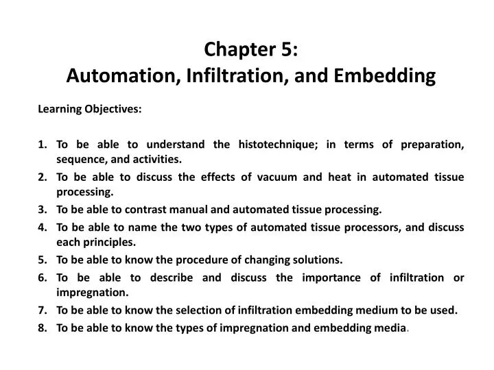 chapter 5 automation infiltration and embedding