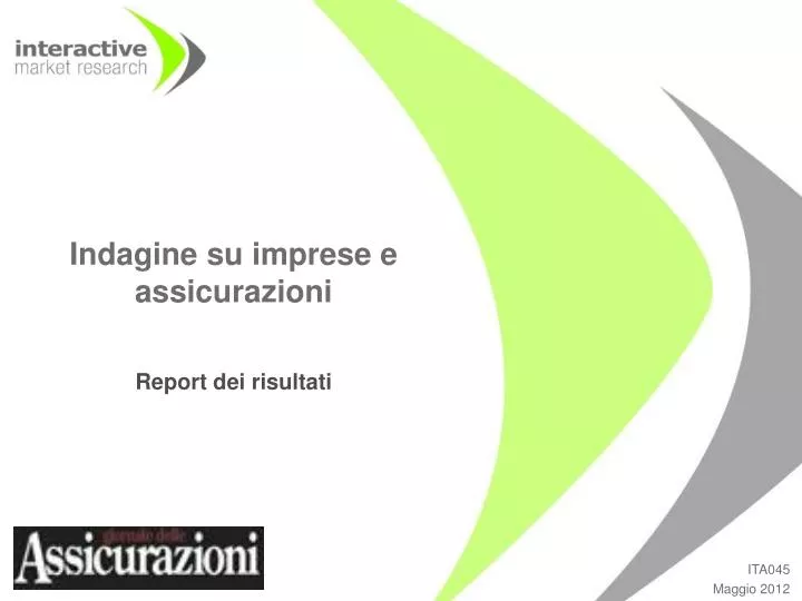 indagine su imprese e assicurazioni