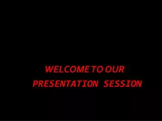 Presentation session