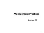 Management Practices - slide 1
