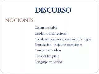 discurso