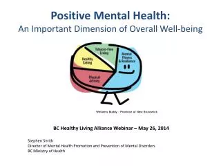 Positive Mental Health: An Important Dimension of Overall Well-being