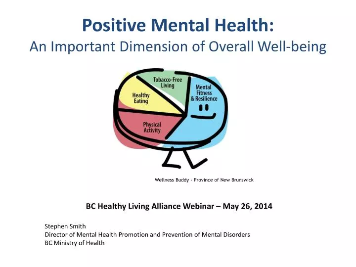 positive mental health an important dimension of overall well being