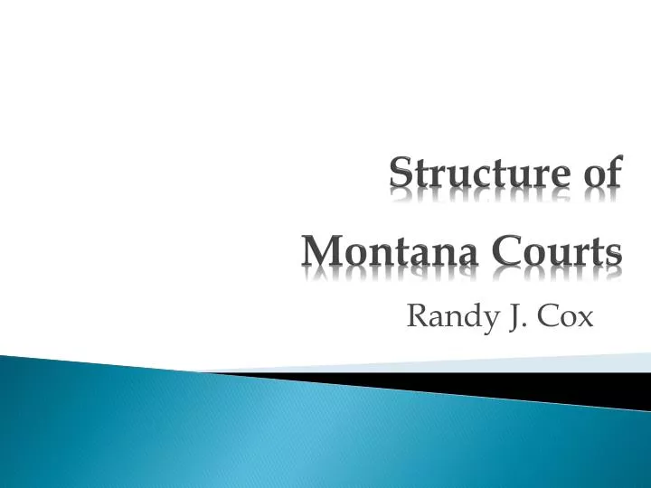 structure of montana courts