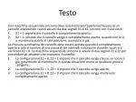 Testo - slide 1