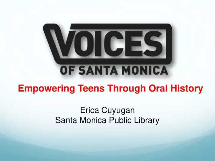 erica cuyugan santa monica public library