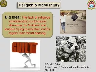 Religion &amp; Moral Injury