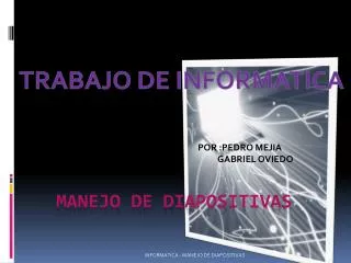 manejo de diapositivas