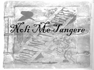 Noli Me Tangere