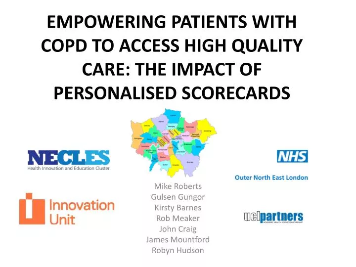 empowering patients with copd to access high quality care the impact of personalised scorecards