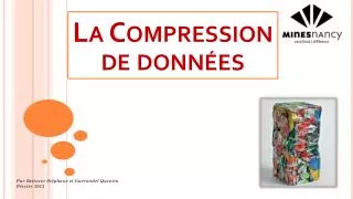 la compression de donn es