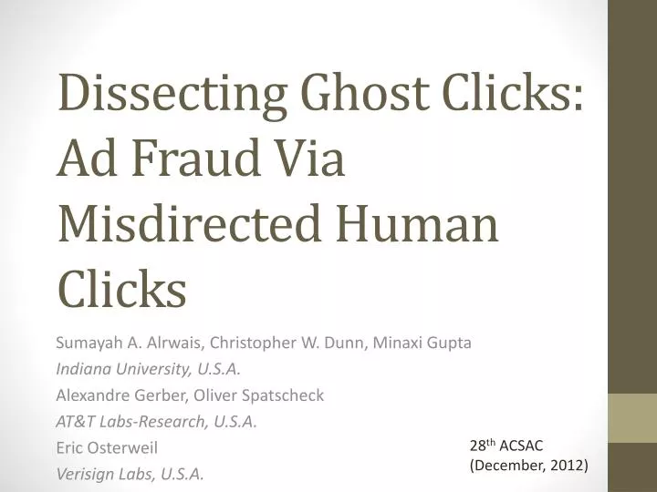dissecting ghost clicks ad fraud via misdirected human clicks