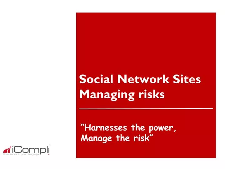 social network sites managing risks