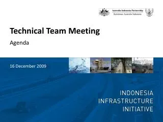 Technical Team Meeting